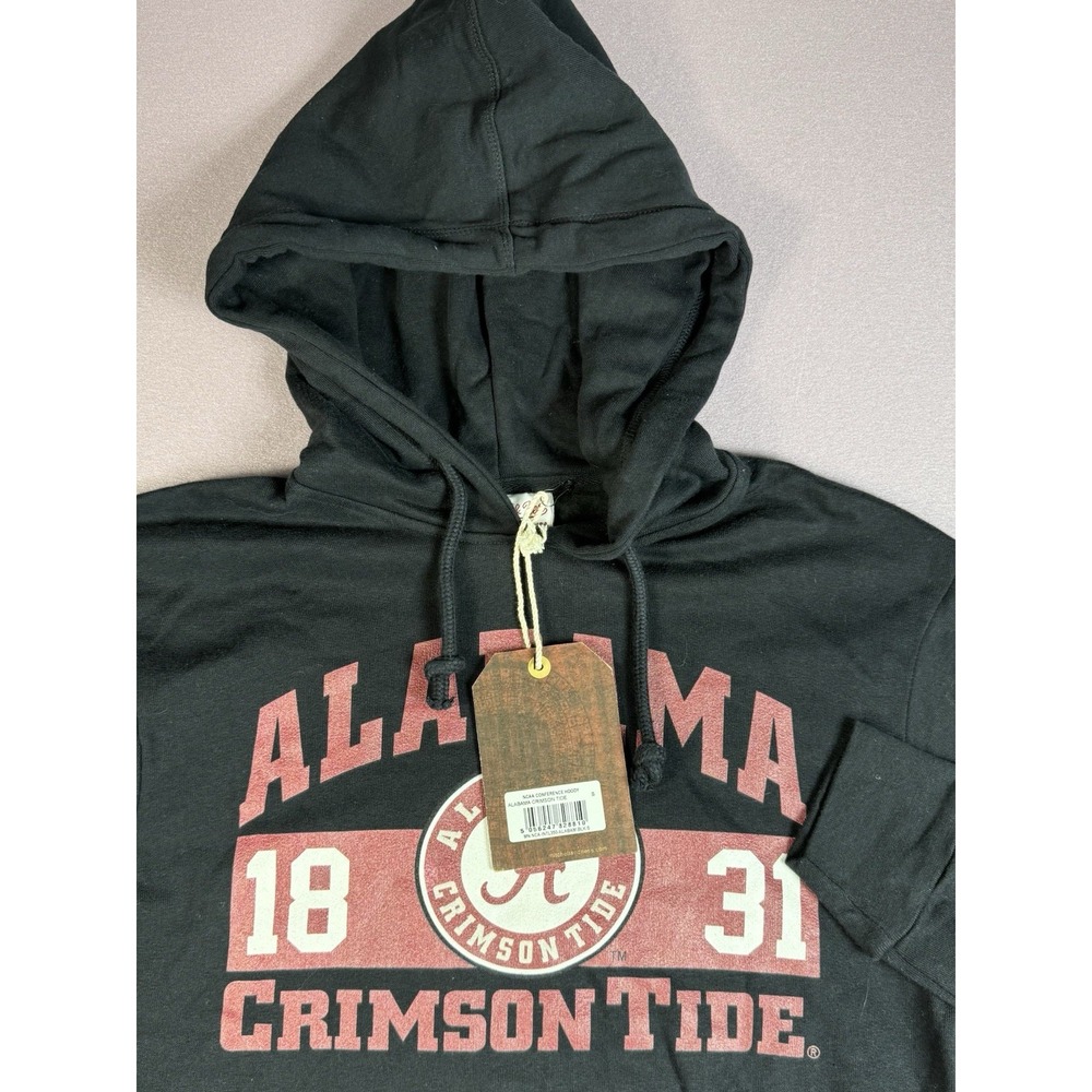 Alabama Crimson Tide Hoodie Men's Small NCAA Conference Pullover Black‎ NWT
